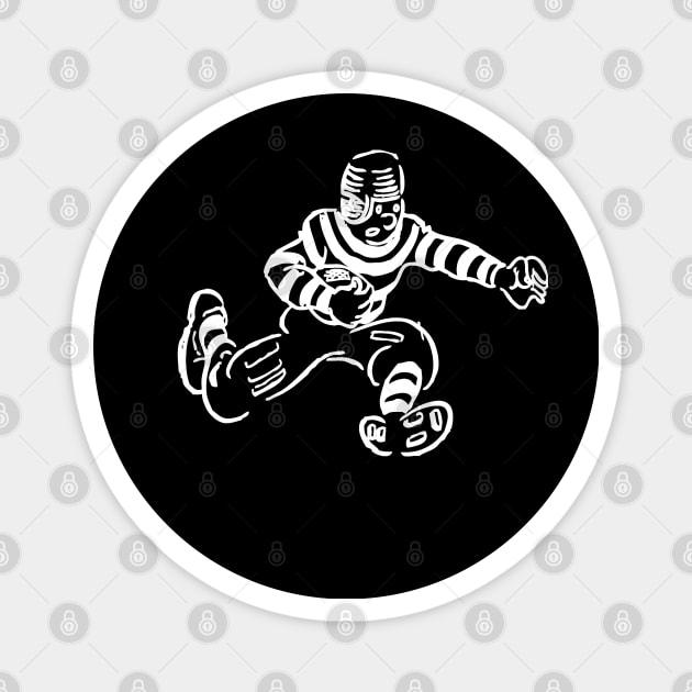 football player Magnet by Hunter_c4 "Click here to uncover more designs"